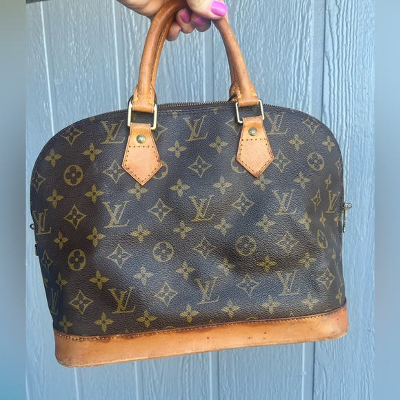 Authentic Louis Vuitton ALMA PM Brown Monogram Handbag LV purse bag 12”x9” - Picture 15 of 15